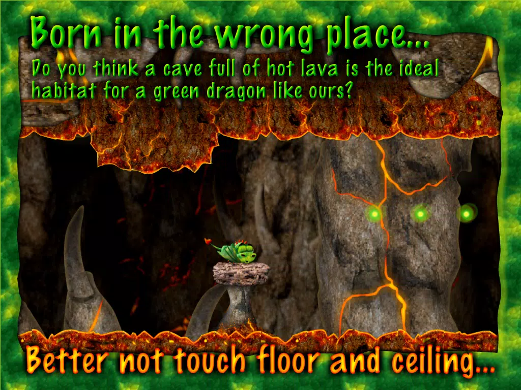 Screenshot di Little Dragon - One Touch Flying Game iPad 