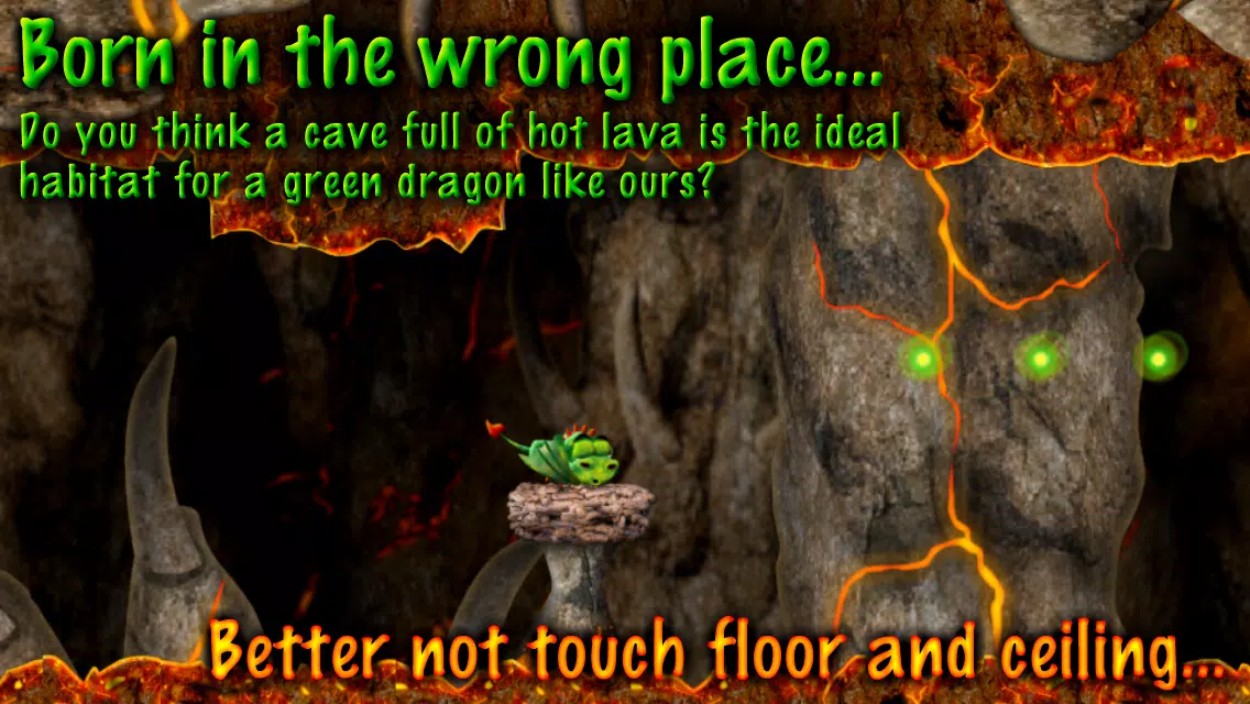 Screenshot di Little Dragon - One Touch Flying Game