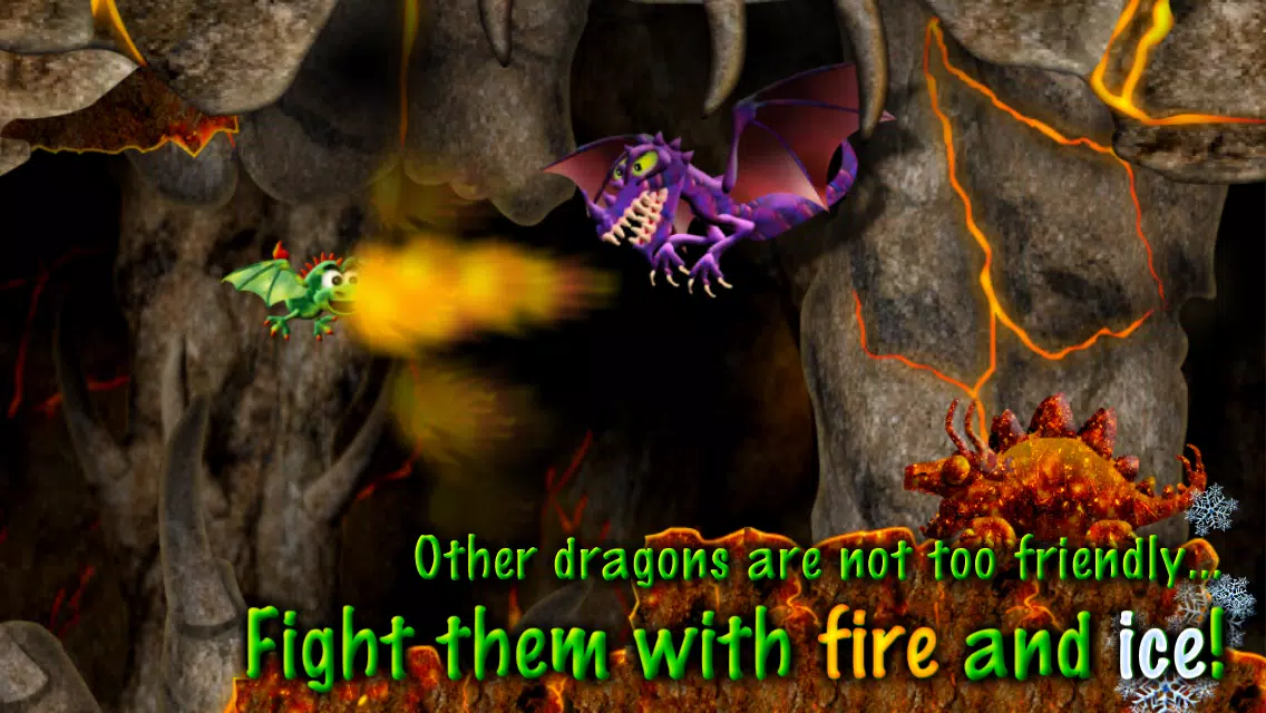 Screenshot di Little Dragon - One Touch Flying Game