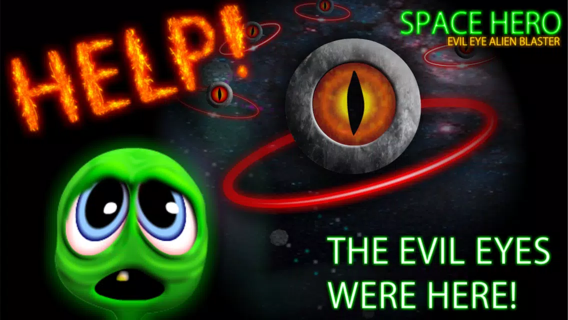 SPACE HERO - evil eye alien blaster スクリーンショット