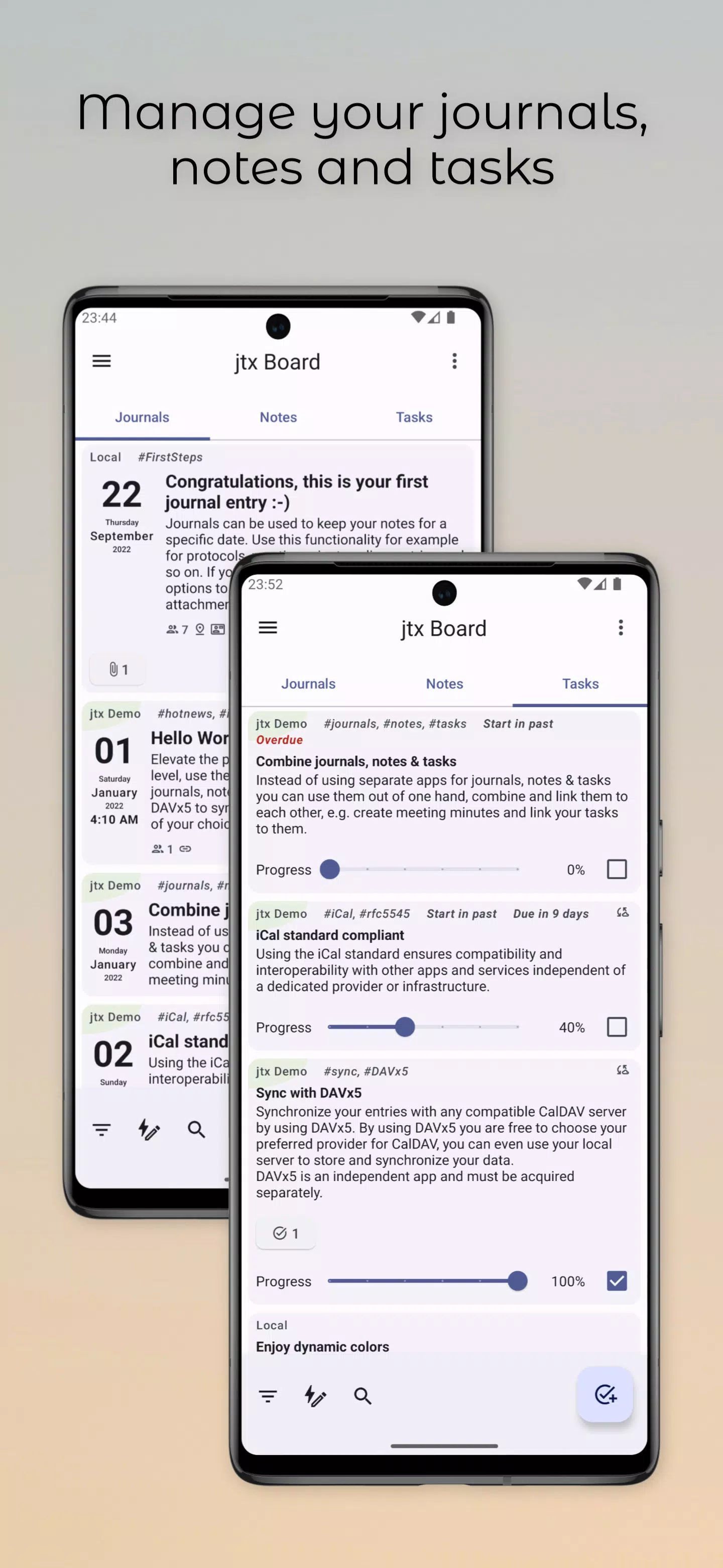 jtx Board Screenshots