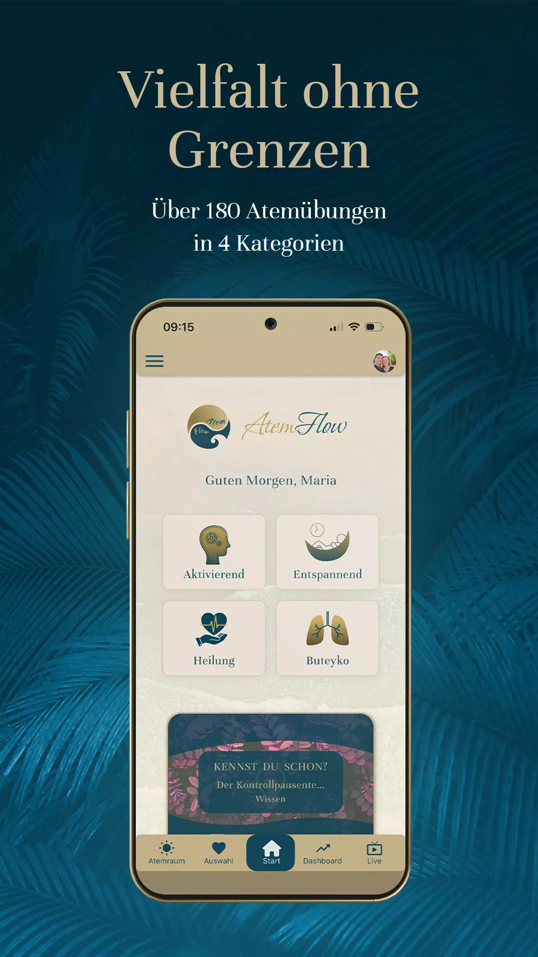 AtemFlow:Atemübungen & Buteyko Screenshots