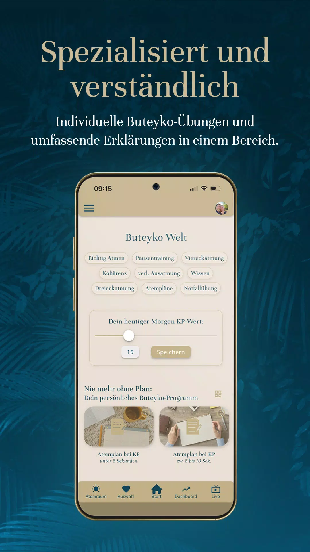AtemFlow:Atemübungen & Buteyko Screenshots