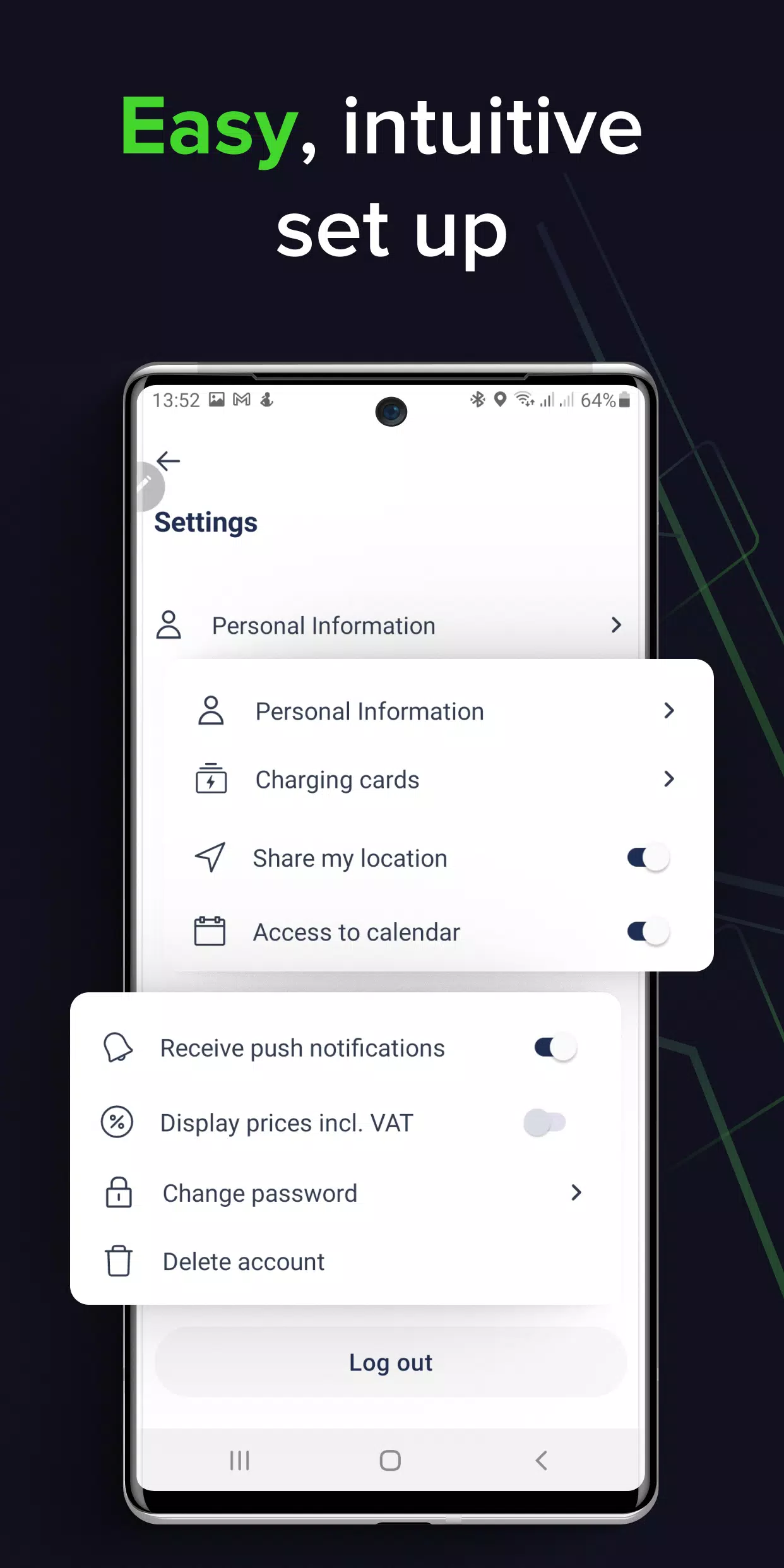Charge Hub Screenshots