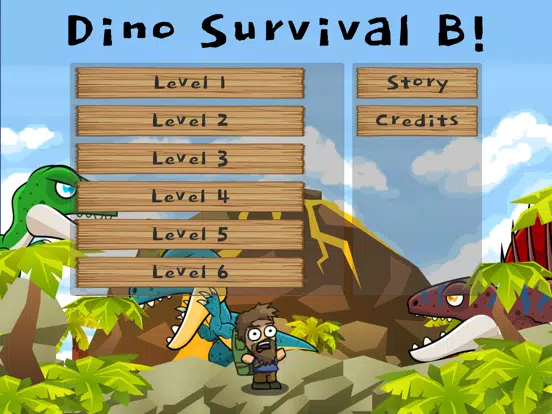 Dino Survival B iPad  スクリーンショット