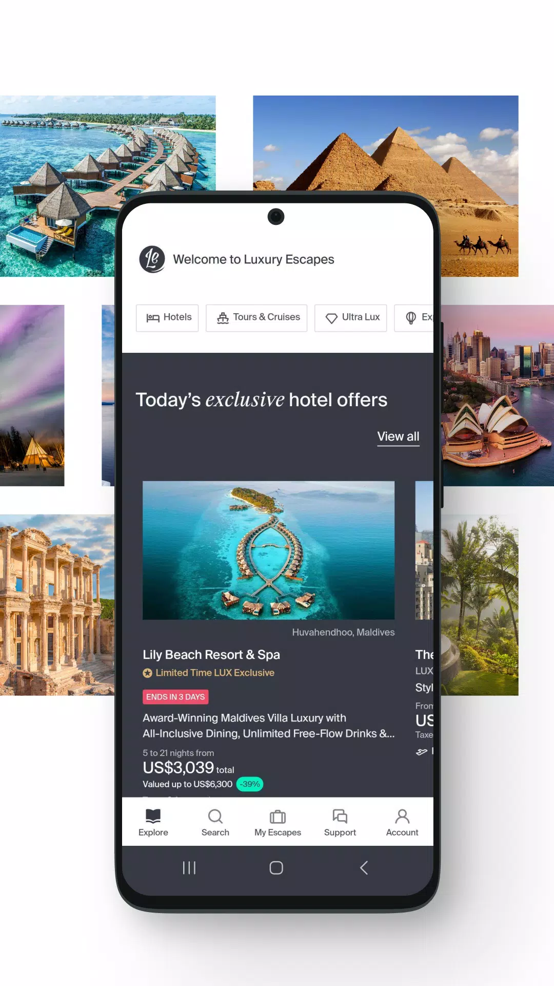 Luxury Escapes Screenshots