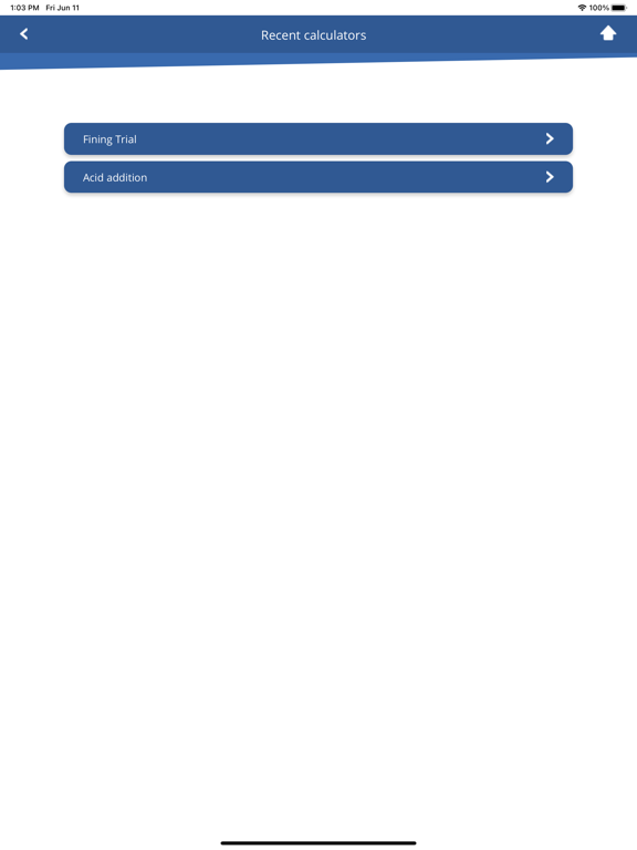 AWRI Winemaking Calculators iPad Screenshots