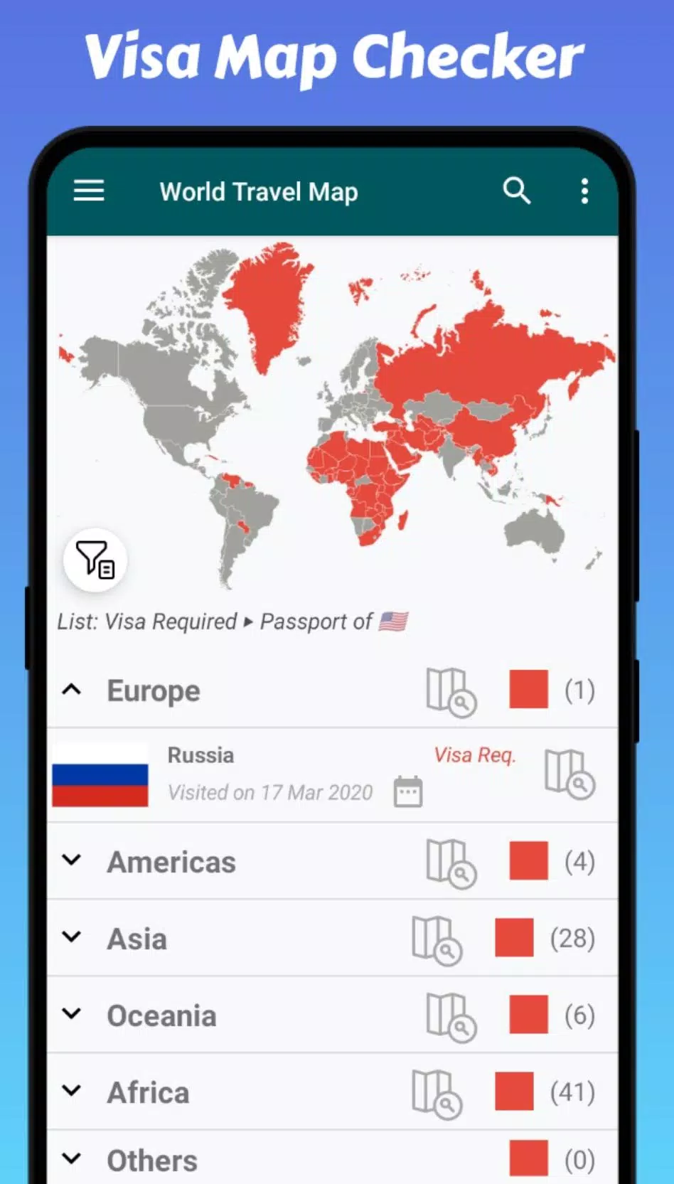 Travel Mapper Screenshots