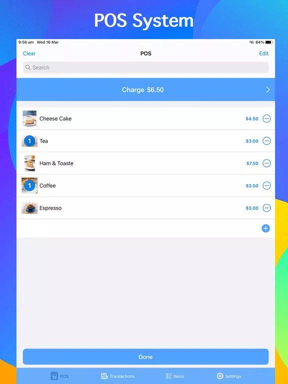تصاویر POS app, Point of Sale System iPad