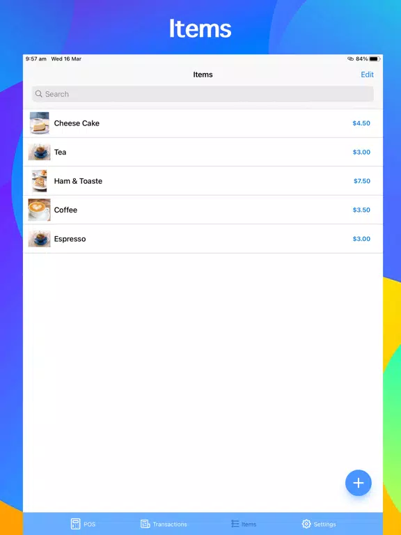 تصاویر POS app, Point of Sale System iPad