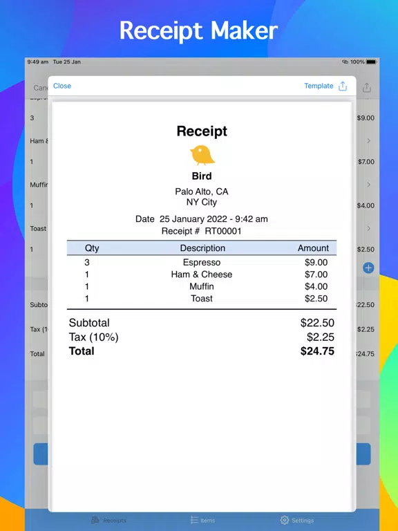 تصاویر POS app, Point of Sale System iPad