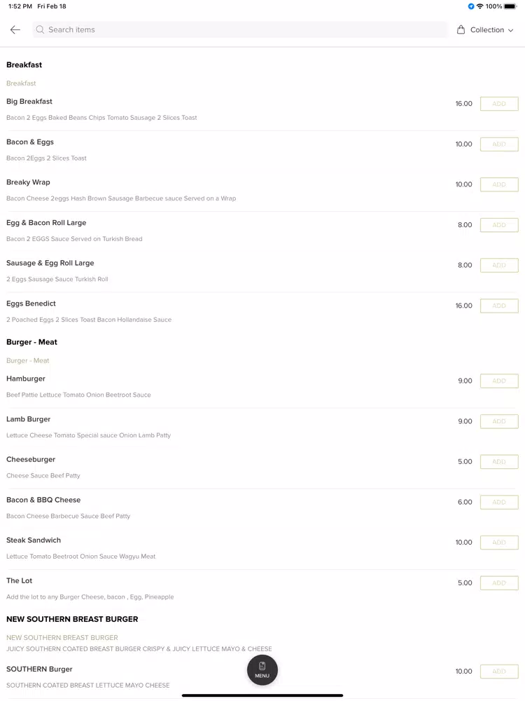 Chicken King Catering Oak iPad Screenshots