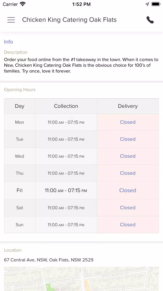 Chicken King Catering Oak Screenshots
