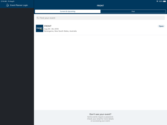 FRONT iPad Screenshots