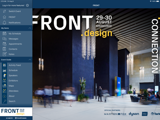 FRONT iPad Screenshots