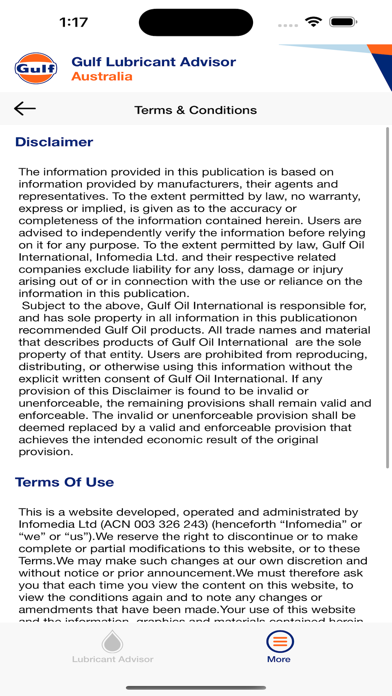 NetLube GulfOil Australia Screenshots