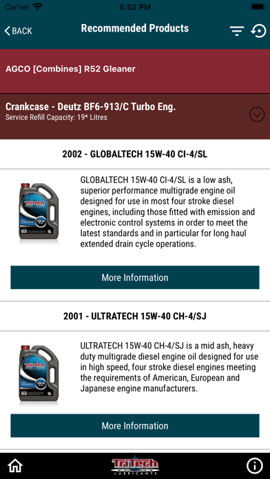 NetLube TriTech Australia Screenshots