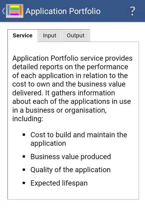 Enterprise Architecture Value Screenshots