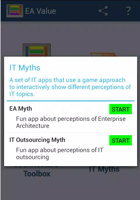 Enterprise Architecture Value Screenshots