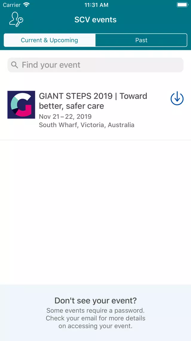 Safer Care Victoria events Screenshots