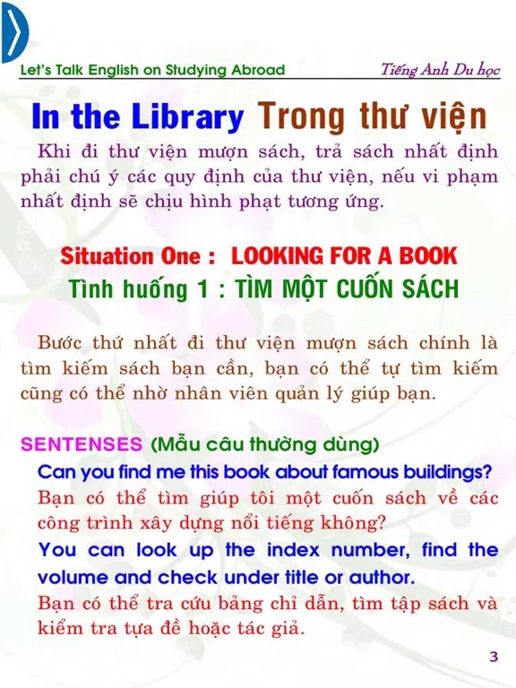 English for Studying Abroad iPad Screenshots