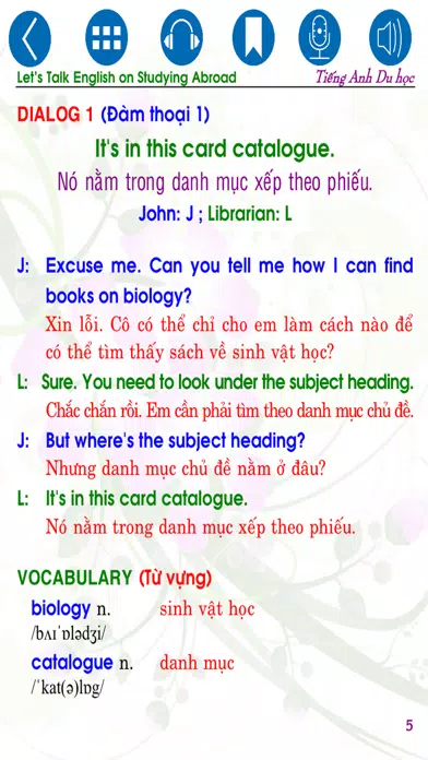English for Studying Abroad Screenshots