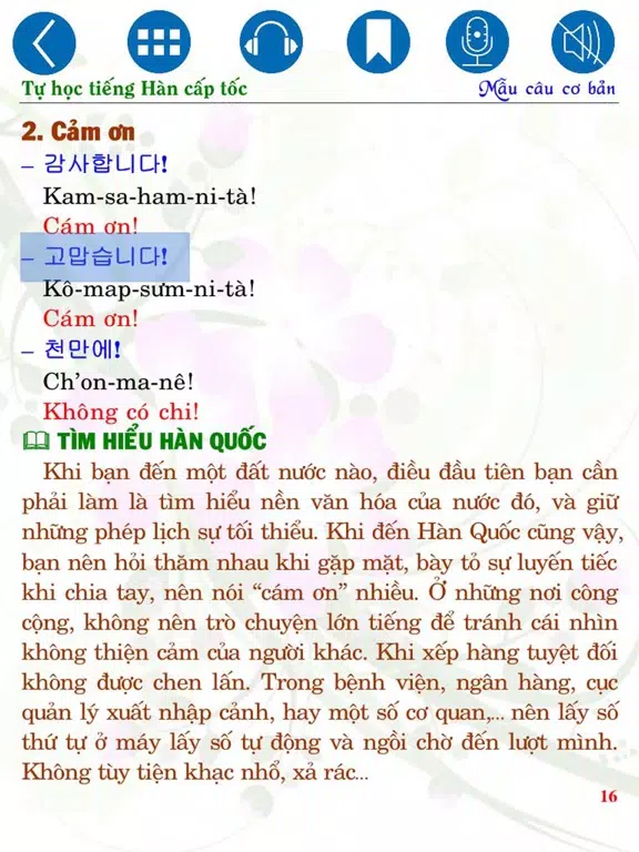 Korean Basic Sentences iPad Screenshots