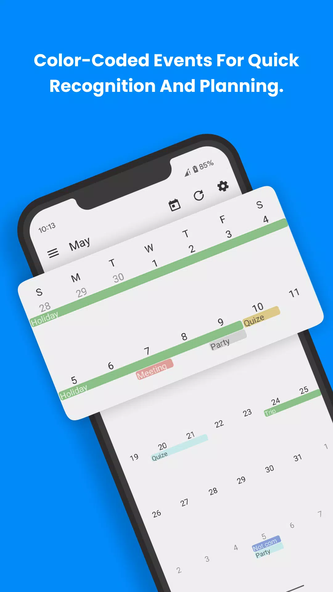 Calendar Screenshots