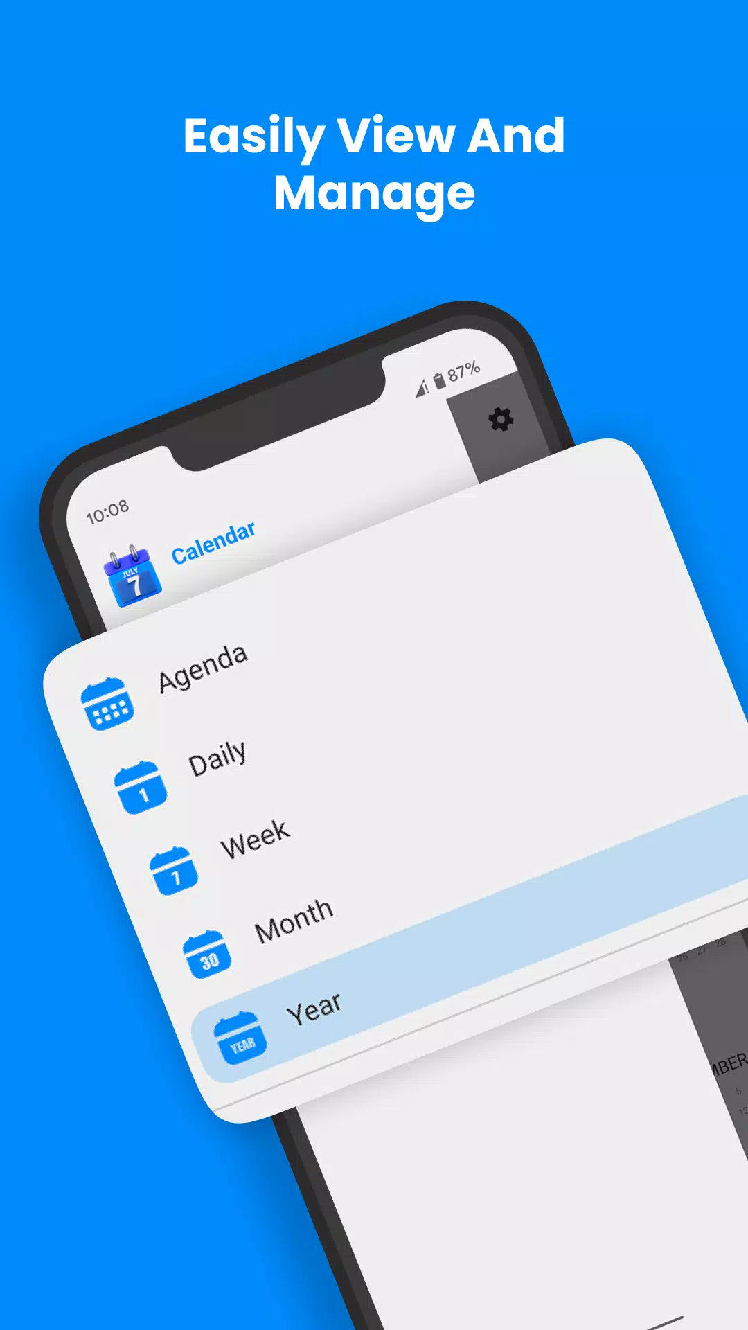 Calendar Screenshots
