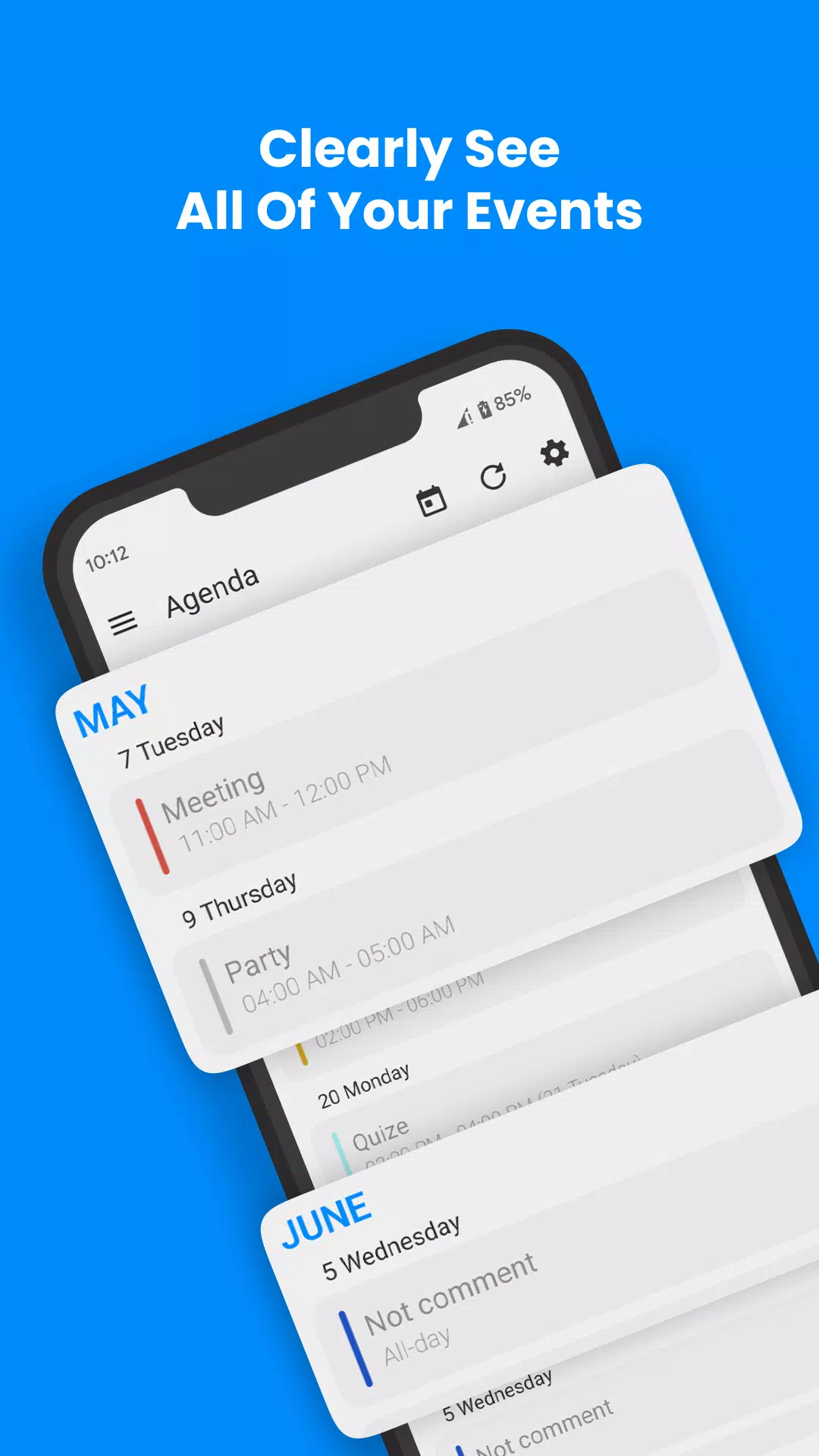 Calendar Screenshots
