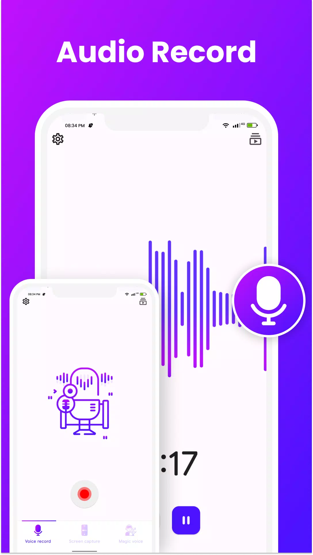 Magic Voice - Voice Recorder Screenshots