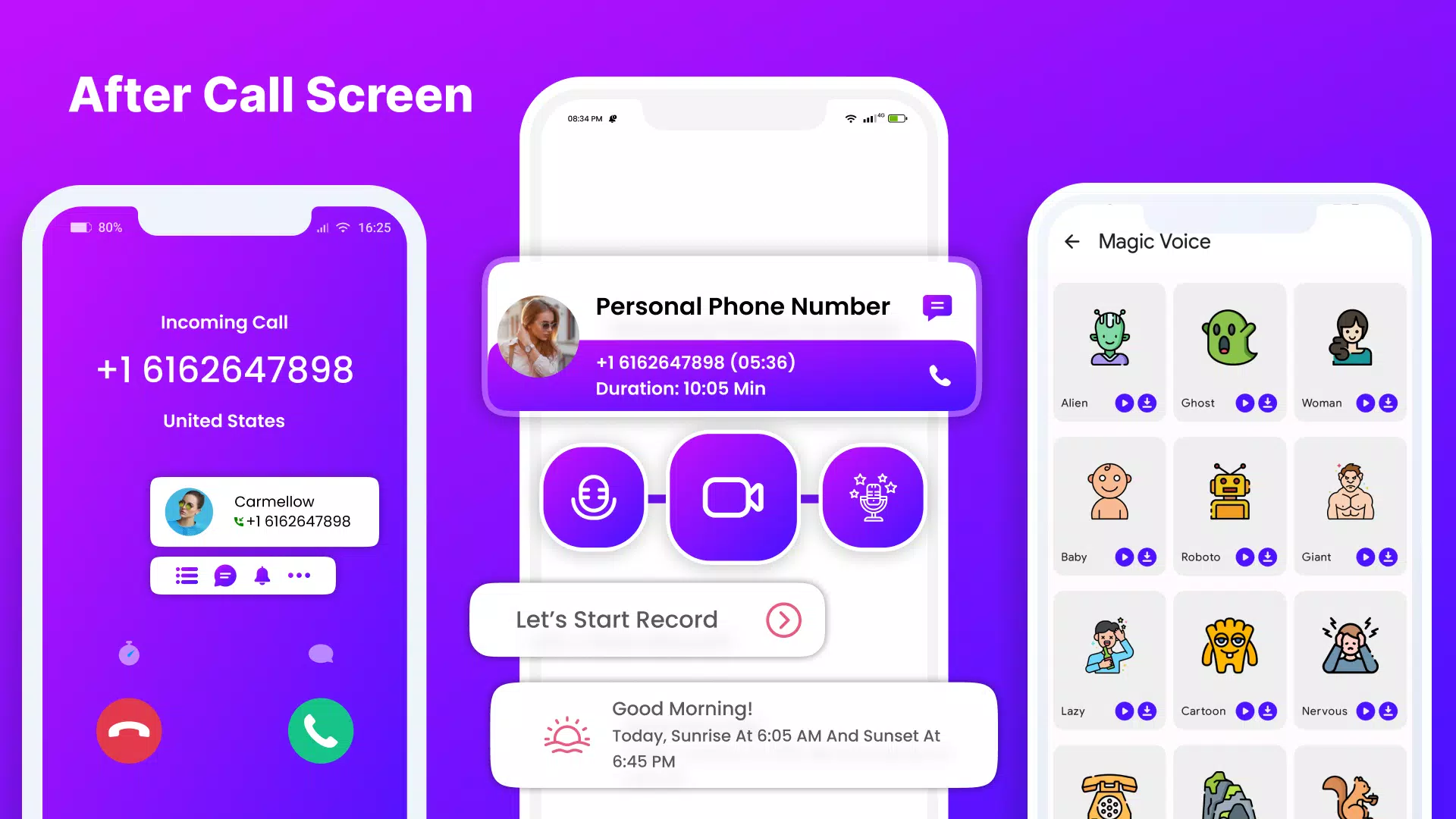Magic Voice - Voice Recorder Screenshots