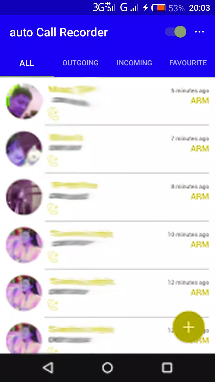 AUTO RECORDER CALLS Screenshots