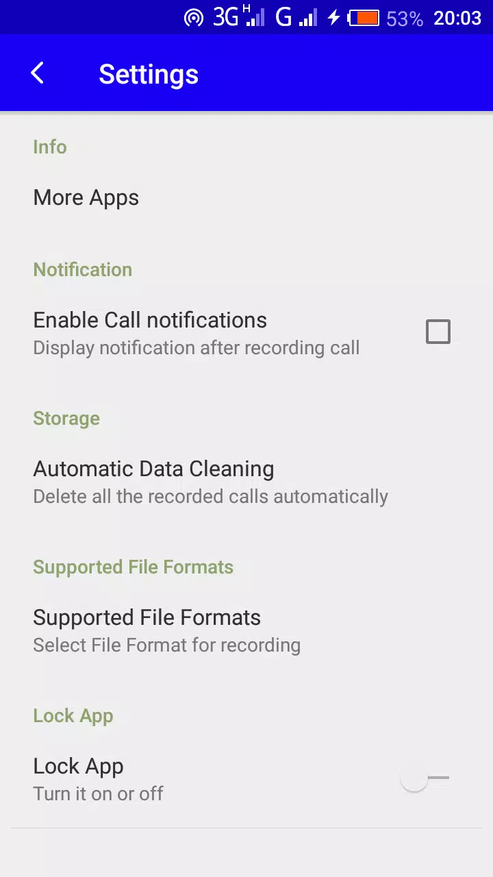 AUTO RECORDER CALLS Screenshots