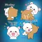 New Milk & Mocha bear Stickers