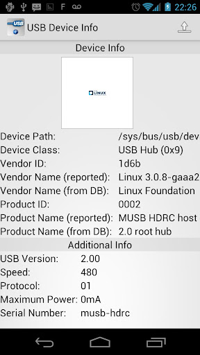 USB Device Info Screenshots