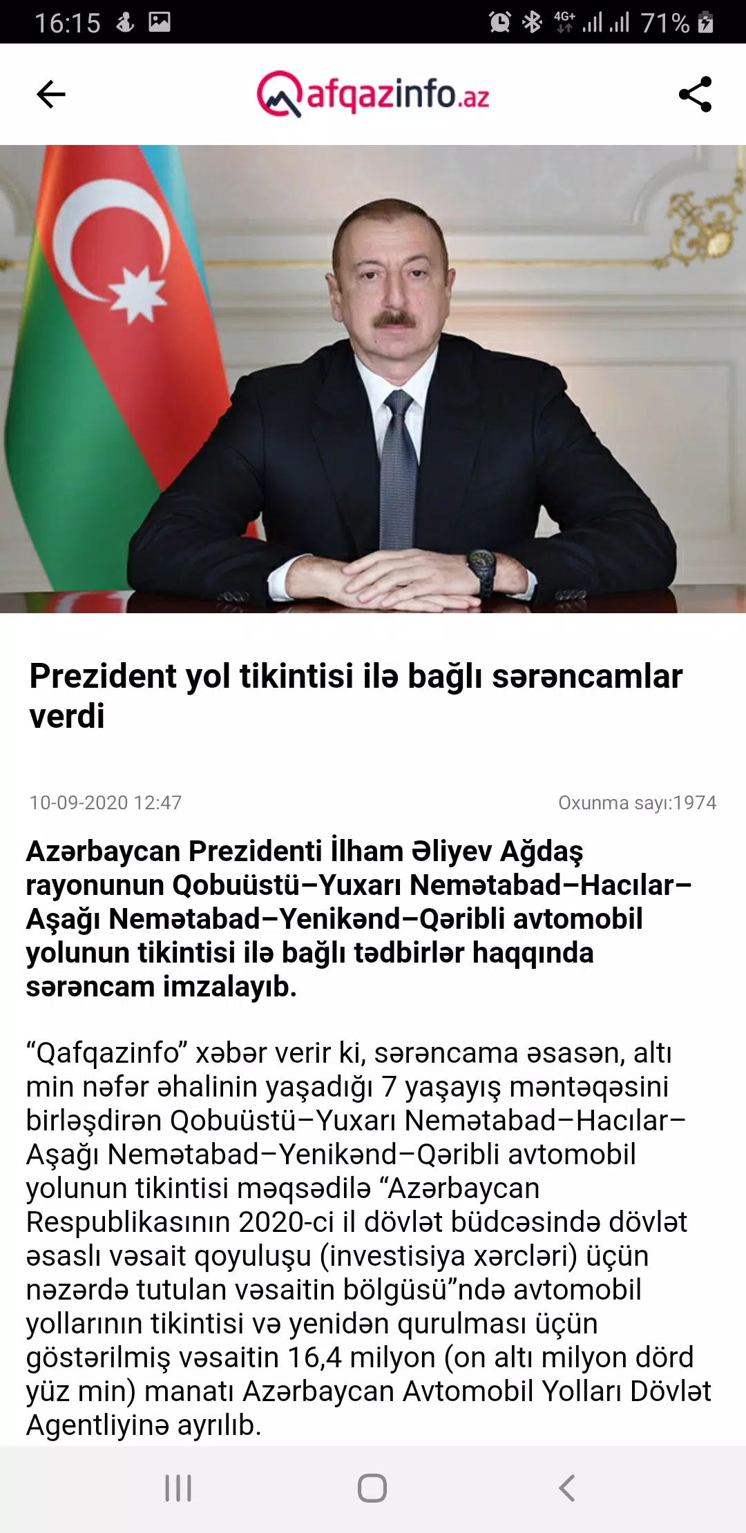 Qafqazinfo Screenshots