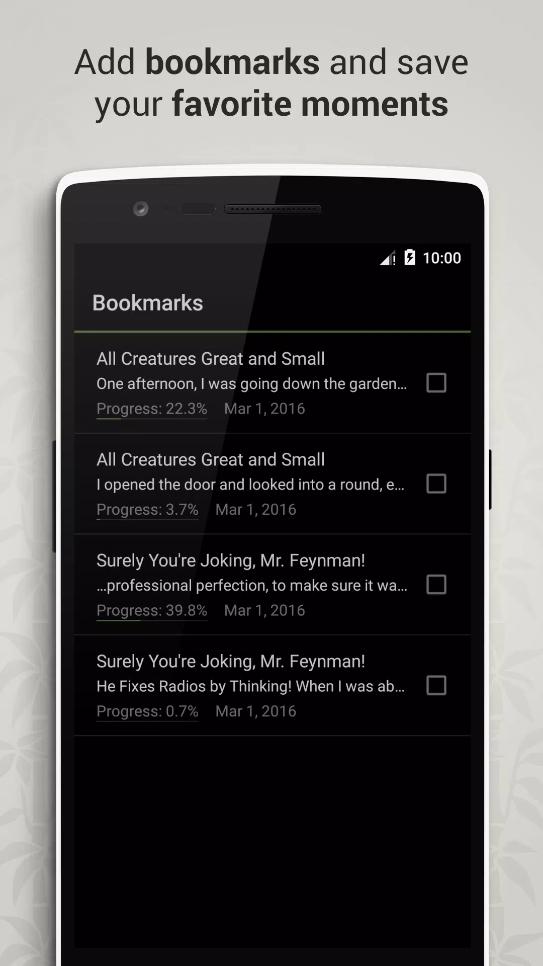 Reedy. Intelligent reader Screenshots
