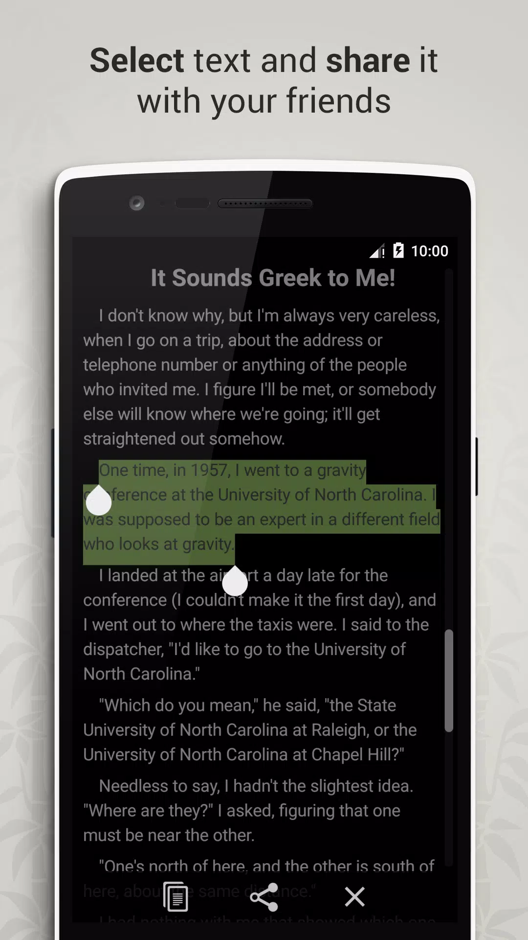 Reedy. Intelligent reader Screenshots