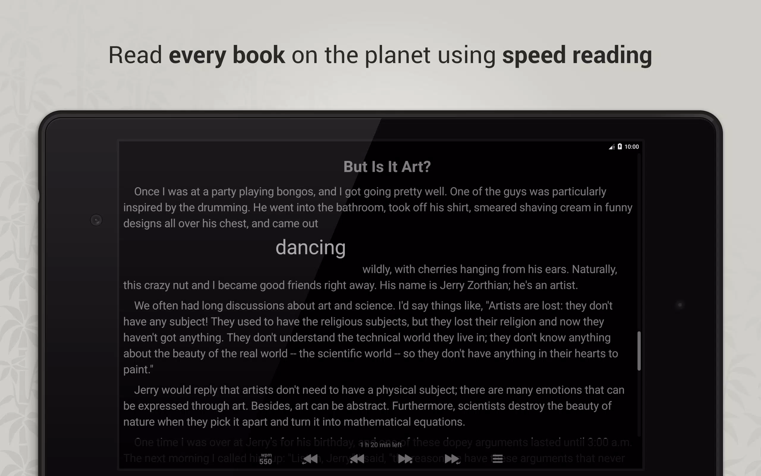 Reedy. Intelligent reader Screenshots