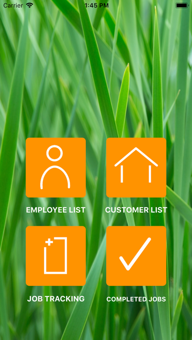 LawnClient - Job Tracking Screenshots