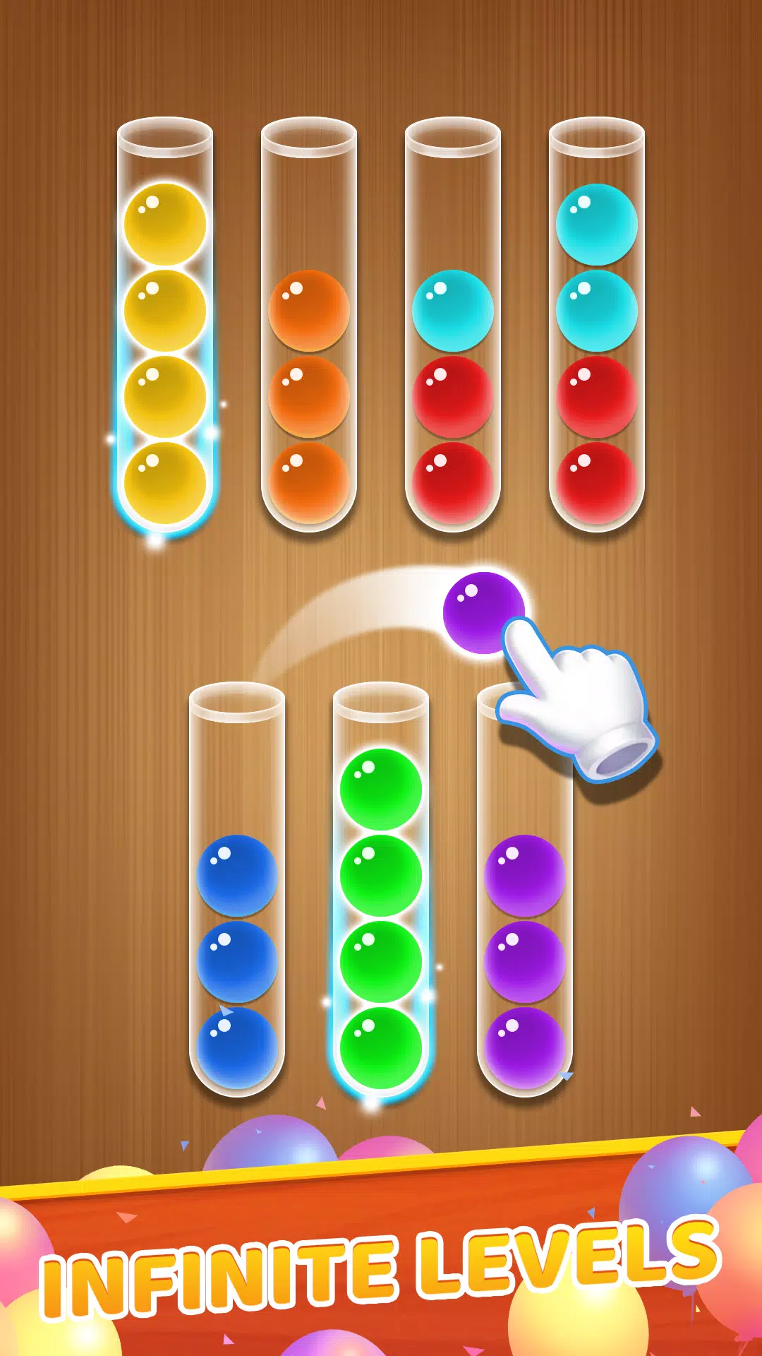 Woody Ball Sort: Color Puzzle Screenshots