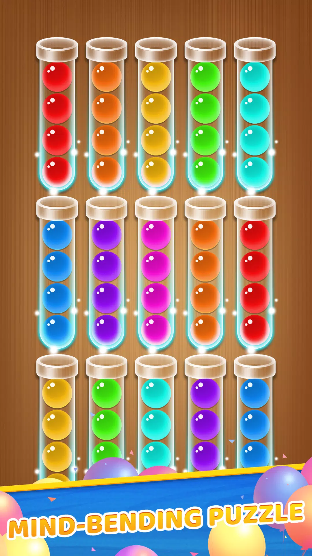 Woody Ball Sort: Color Puzzle Screenshots