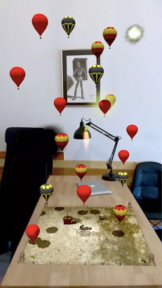 Ảnh chụp màn hình của Balloons Down