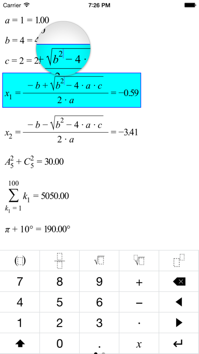 Скриншоты Formula Calc - Reimagined the Calculator