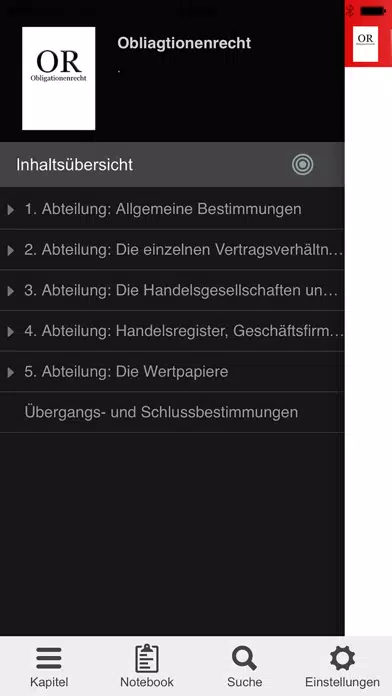 OR - Obligationenrecht Screenshots