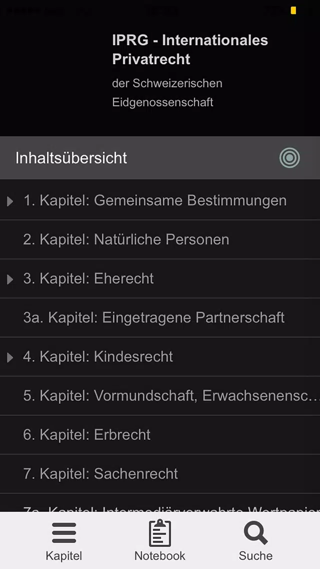 IPRG - Internationales Privatrecht der Schweiz Screenshots