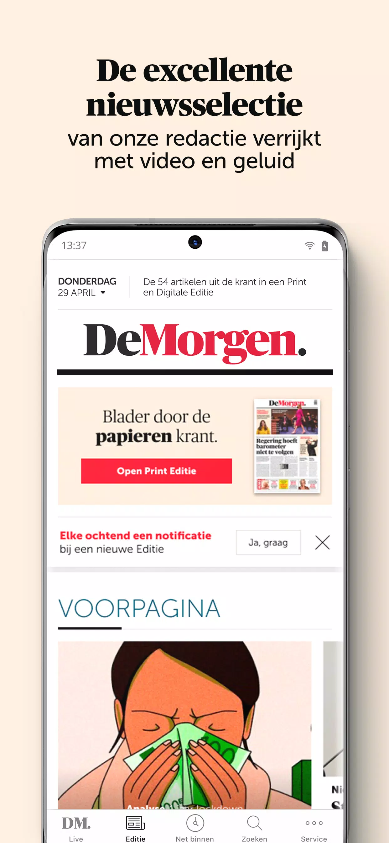 De Morgen Screenshots