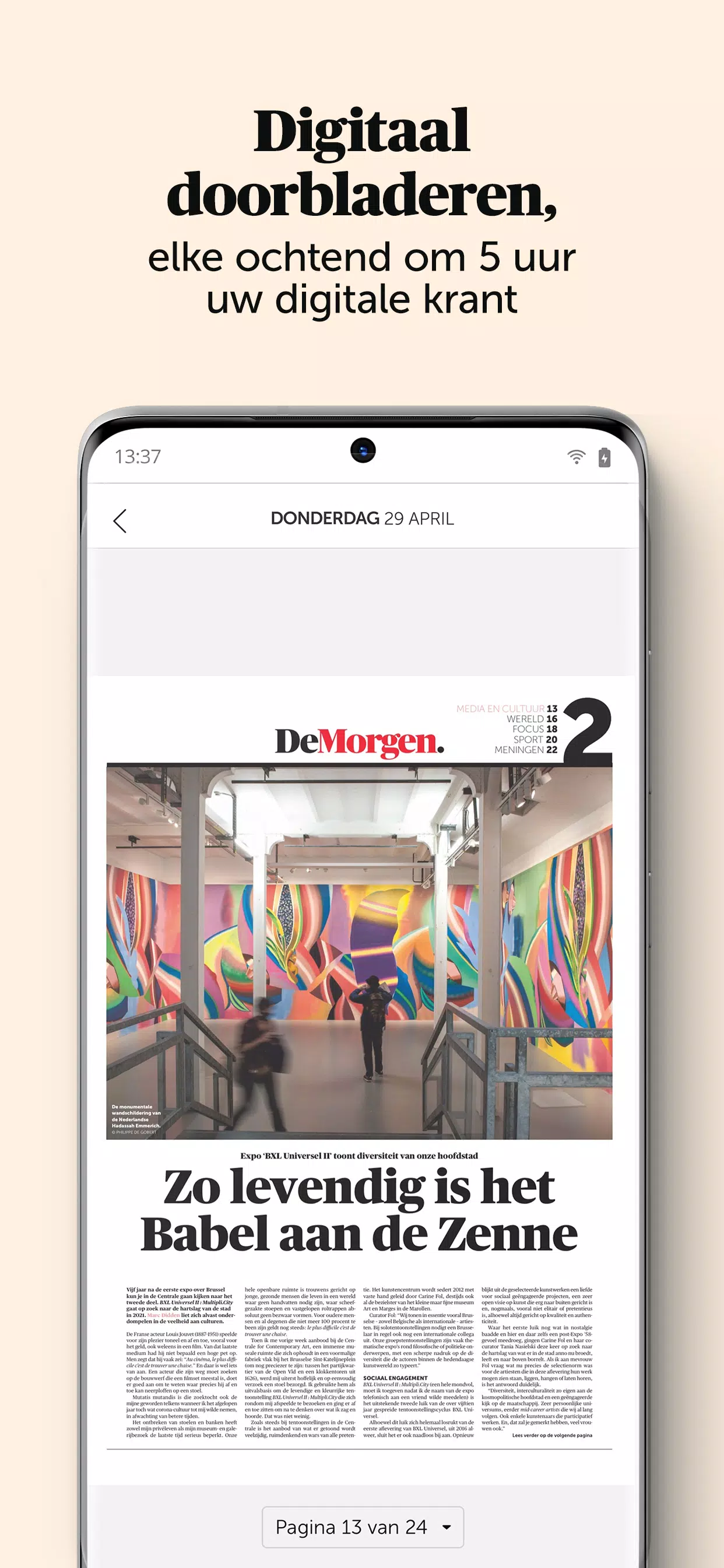 De Morgen Screenshots