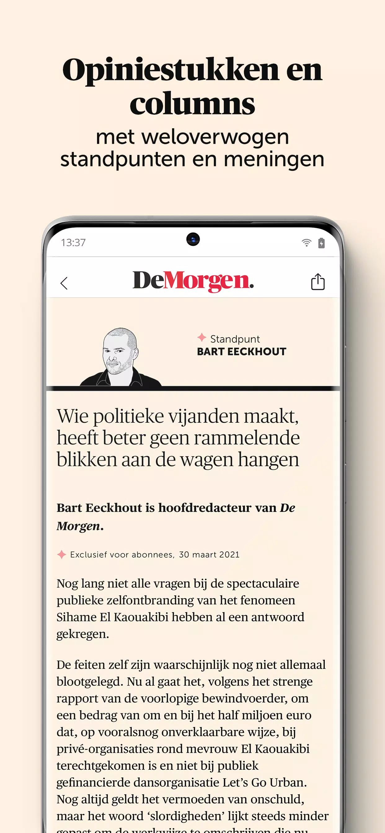 De Morgen Screenshots